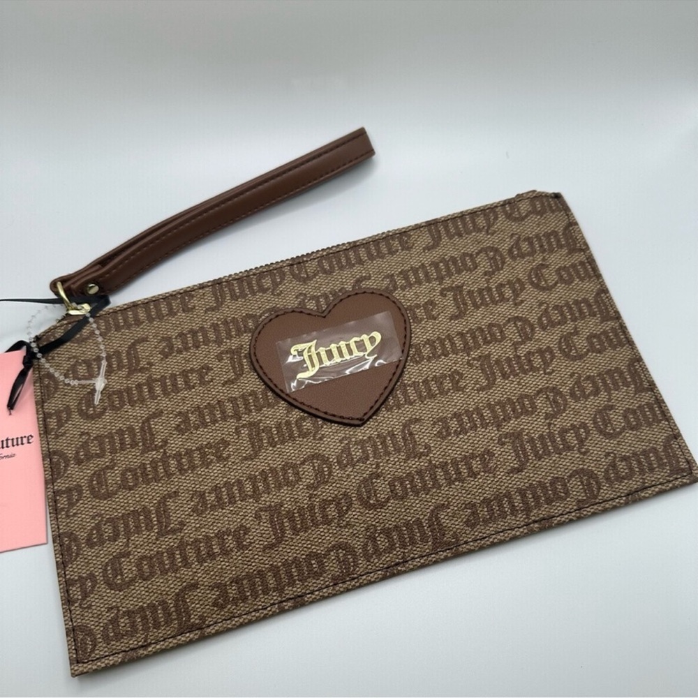 JUICY COUTURE Brown Gothic Wristlet BNWT
